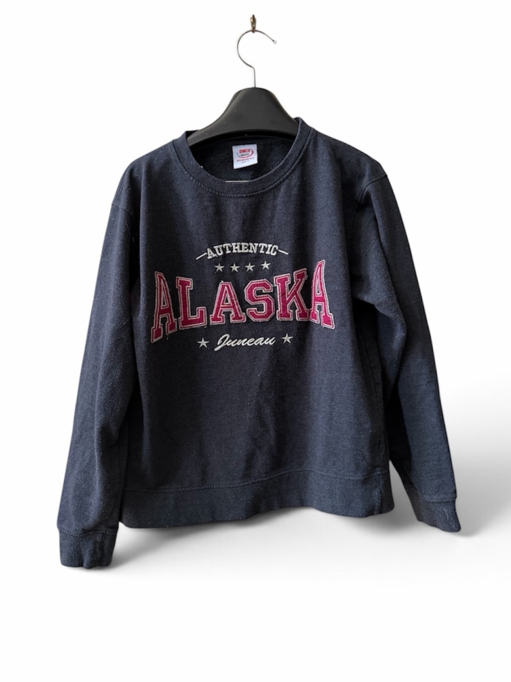 Dimco Apparel Juneau Alaska Sweatshirt Size Small Gray with Red Letters